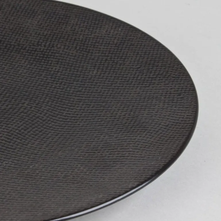 Assiette dessert 21cm VESUVIO noire