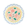 6 assiettes plates Capri ma chérie en grès 27,4cm Summer Bliss Costa Nova