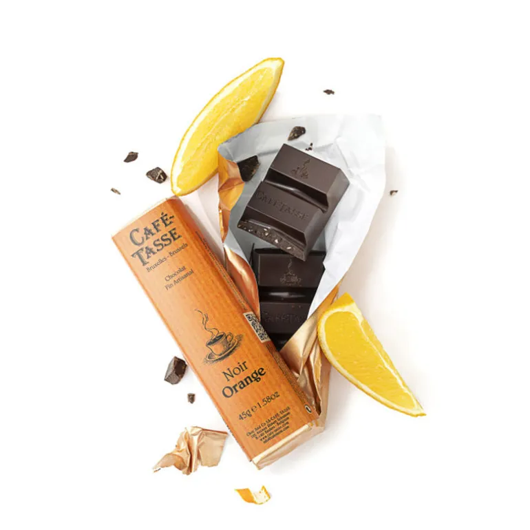 Barre chocolat noir orange 45g
