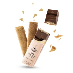 Barre lait praliné amandes crêpes