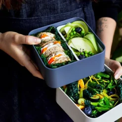 Bento MB Square bleu Natural