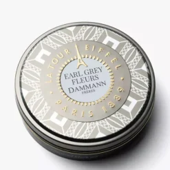 Boite métal thé earl grey fleurs