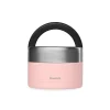 Boite repas isotherme rose 850 mL Qwetch