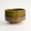 Bol à matcha vert et marron