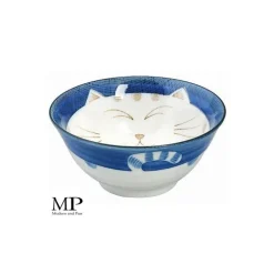 Bol à ramen kawaii bleu