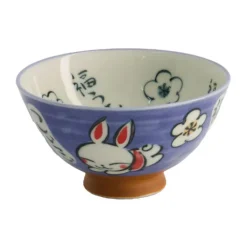 Bol à riz Kawaii lapin bleu 300ml Tokyo Design