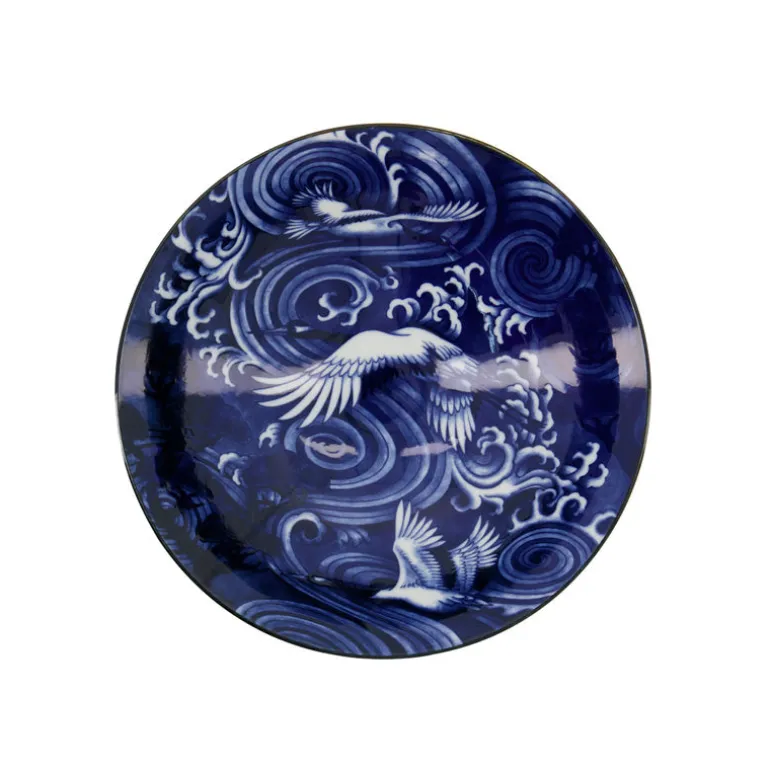 Bol en porcelaine 350 mL bleu Japonism Grue Tokyo Design