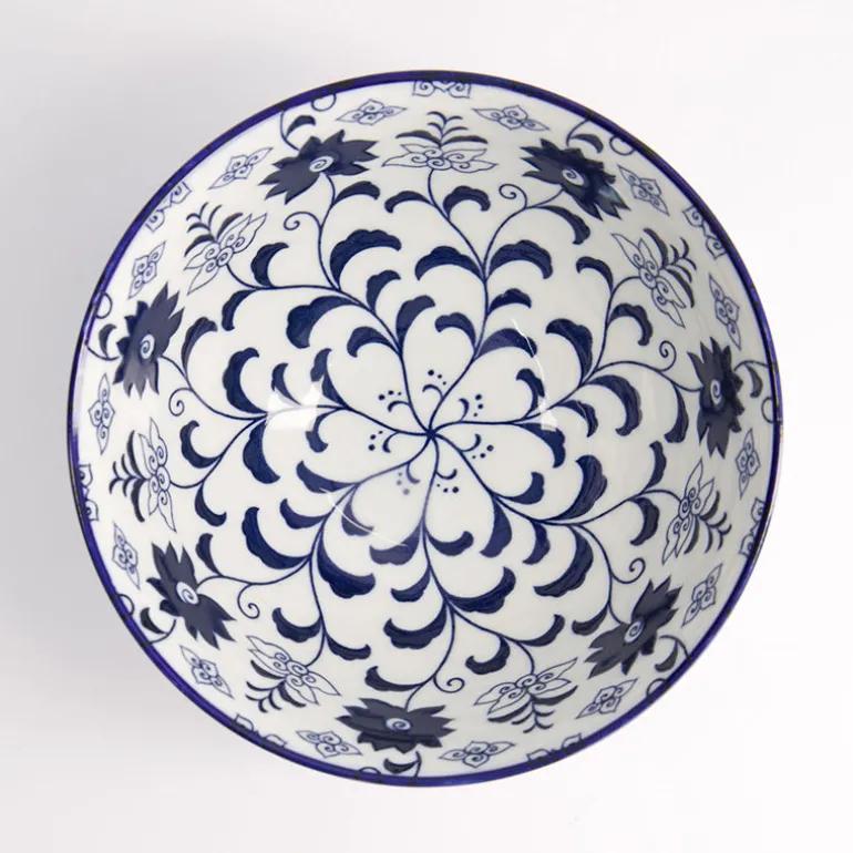 Bol porcelaine bleu 1L Botan Tokyo Design