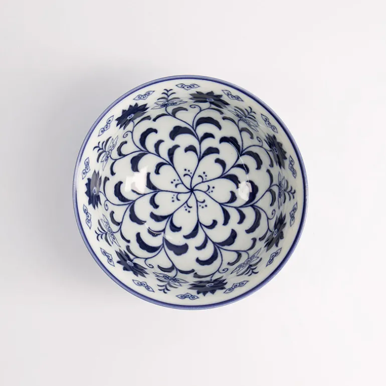 Bol porcelaine bleu 400ml Botan Tokyo Design