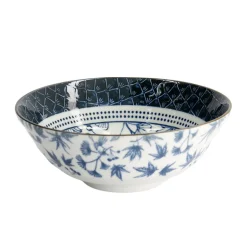 Bol ramen porcelaine bleu 1L Gingko Tokyo Design