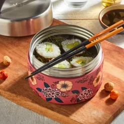 Boîte repas isotherme Anémone 850 mL Qwetch