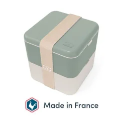 Boîte repas MB Square natural vert