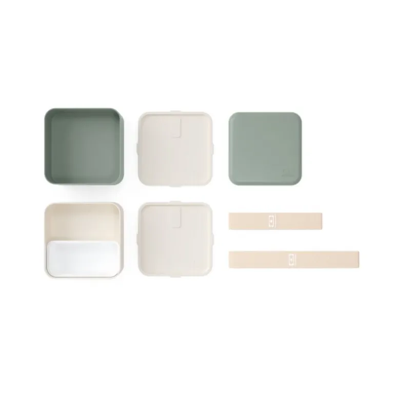 Boîte repas MB Square natural vert