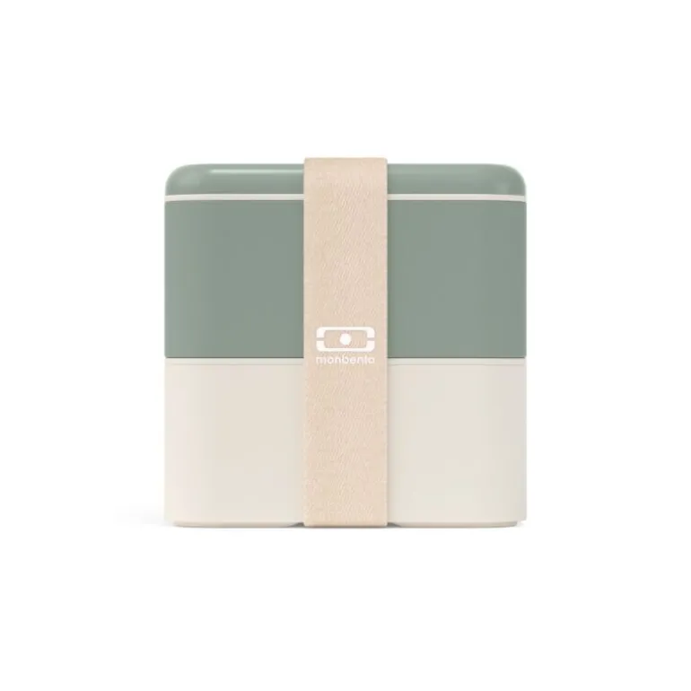 Boîte repas MB Square natural vert