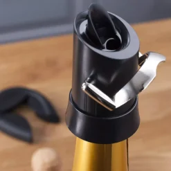 Bouchon verseur et garde champagne