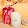 Bougie bijou fleur de cerisier