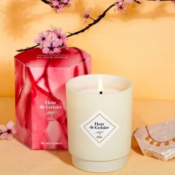Bougie bijou fleur de cerisier