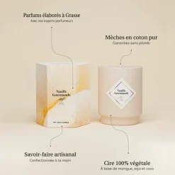 Bougie bijou vanille gourmande