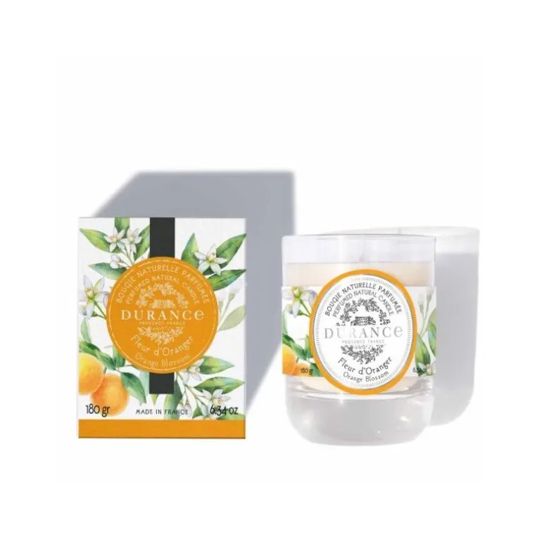 Bougie parfumée nat. Fleur Oranger