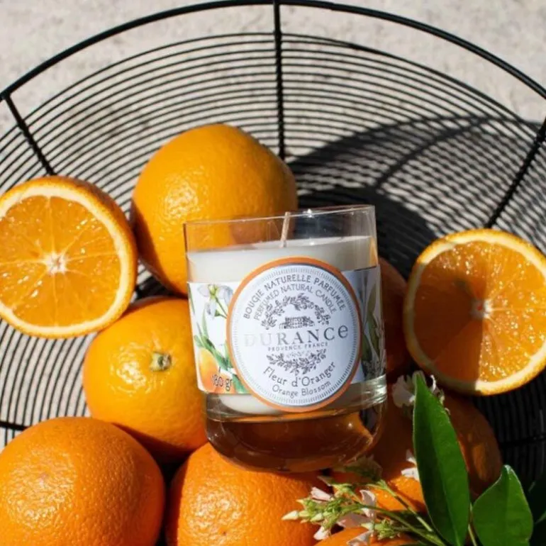 Bougie parfumée nat. Fleur Oranger
