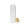 Bouteille en verre et bambou 1L