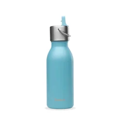 Bouteille isotherme 350 mL bleue Kids Qwetch
