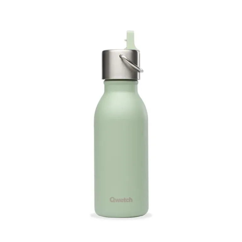 Bouteille isotherme 350 mL tilleul Kids Qwetch