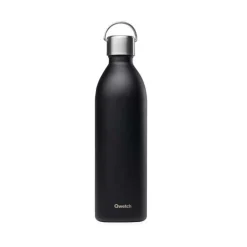 Bouteille isotherme en inox 600ml noire Active Qwetch