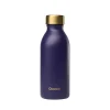 Bouteille isotherme en inox 500ml violet et or Icon Qwetch