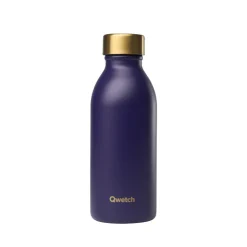 Bouteille isotherme en inox 500ml violet et or Icon Qwetch