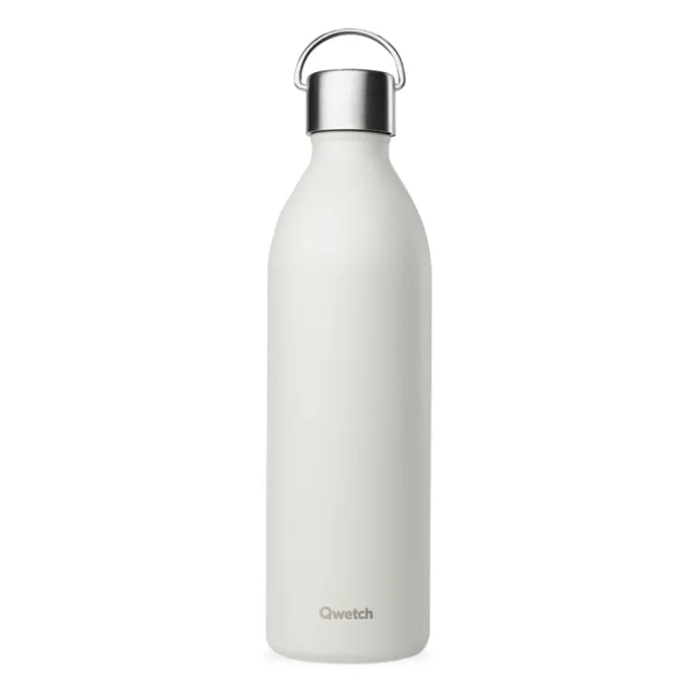Bouteille isotherme en inox 1L grise Active Qwetch