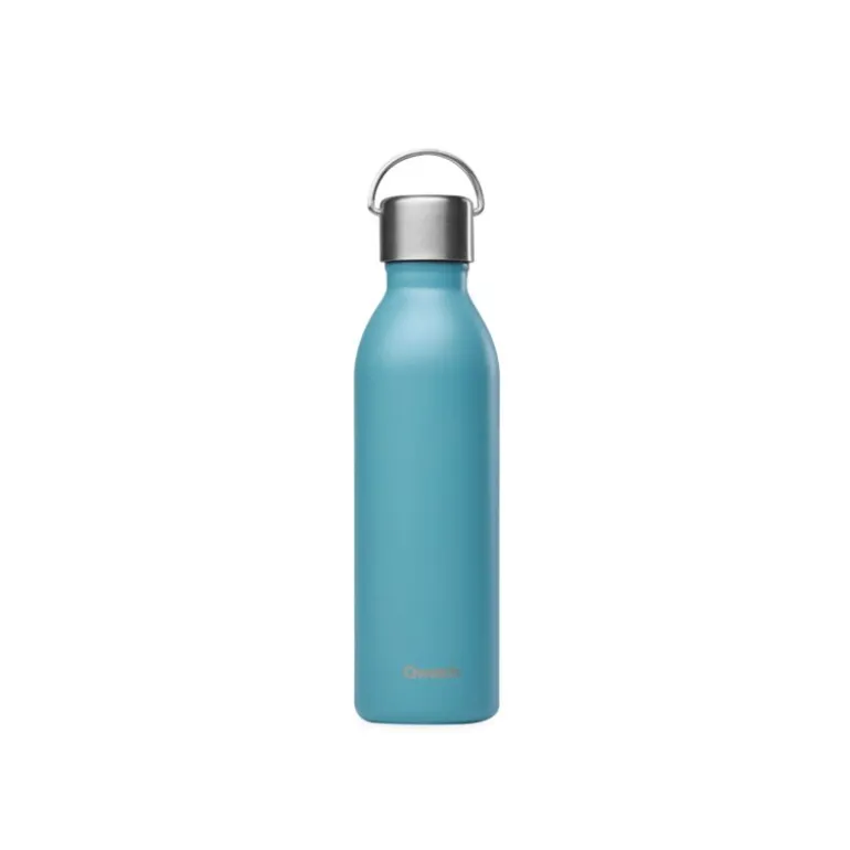 Bouteille isotherme en inox 600ml bleue Active Qwetch