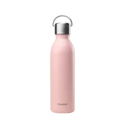 Bouteille isotherme en inox 600ml rose Active Qwetch