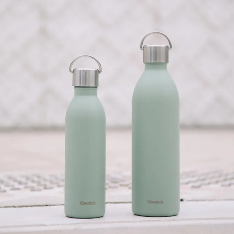 Bouteille isotherme en inox 600ml tilleul Active Qwetch