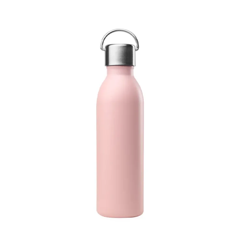 Bouteille isotherme en inox 600ml rose Active Qwetch