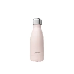 Bouteille isotherme rose 260 mL Qwetch