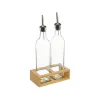 2 bouteilles huile & vinaigre 16cm