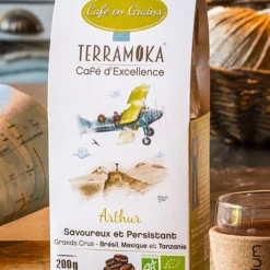 Café en grains bio 200g Arthur Terramoka