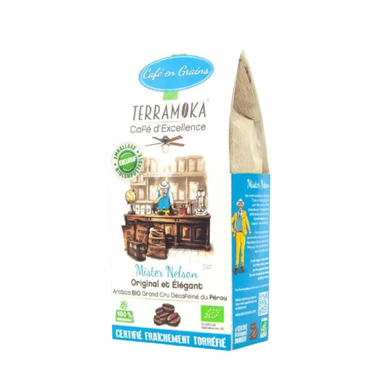 Café en grains bio 200g Mister Nelson Terramoka