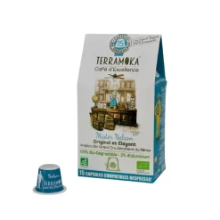 Capsules de café bio compostables 15 Mister Nelson Terramoka