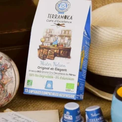 Capsules de café bio compostables 15 Mister Nelson Terramoka