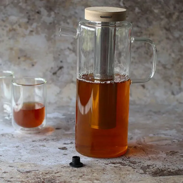 Carafe infuseur en verre 1.5L
