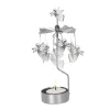 Carrousel bougeoir ange argent