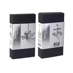 Carrousel bougeoir ange argent