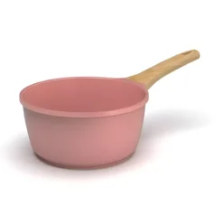 Casserole anti-adhésive 20 cm rose Cookut
