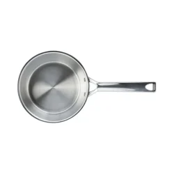 3 casseroles en inox brossé 1826