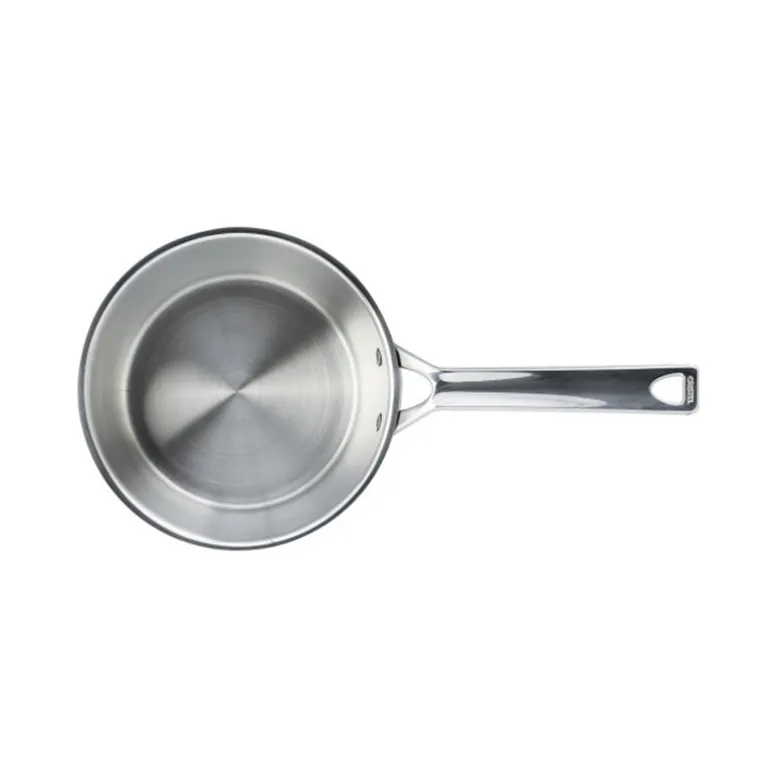 3 casseroles en inox brossé 1826