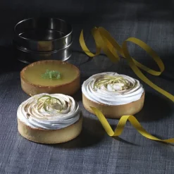 4 cercles à tarte 8cm