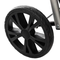 Chariot pliant 4 roues gris