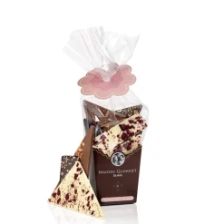 Chocolat noir, lait et blanc